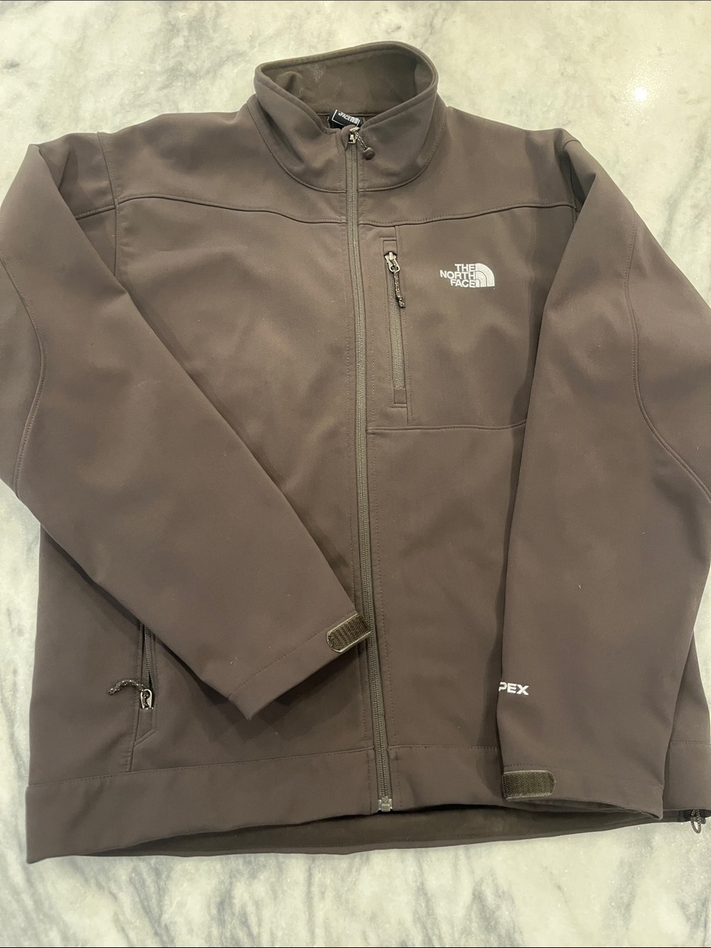 The North Face Men’s Dark Brown Apex Softshell Jacket